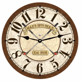 Brown Golf Clock