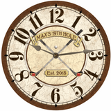 Brown Golf Clock