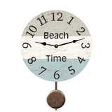 3 Color Beach Time Pendulum Clock