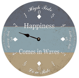 Custom Multicolor Tide Clock – Handmade and Personalized