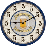 Beer Thirty Clock - Blue