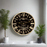 Black Toile Clock - 3
