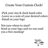 Custom Logo Clock - 3