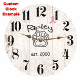 Custom Logo Clock