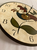 Folk Bird Peafowl Wall Clock - 7