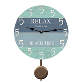 It's Five O Clock Somewhere Beach Clock - Pendulum