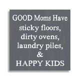 Mom Sign Slate Blue