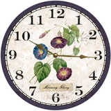 Morning Glory Floral Clock
