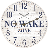 No Wake Zone Clock