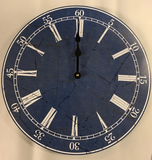Navy Blue Wall Clock - 1
