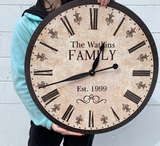 Oversized Family Clock-3