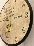 Personalized Biblical Quote Clock- 5