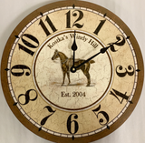 Personalized Horse Clock