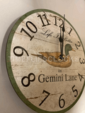 Personalized Lake Clock With Duck Design 11