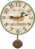 Personalized Lake Clock With Duck Design 5
