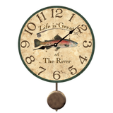 Personalized Trout Fishing Clock - 6
