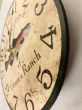 Personalized Trout Fishing Clock - 11