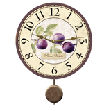 Plum Kitchen Pendulum Clock