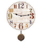 Rustic Oversized Numbers Clock 4