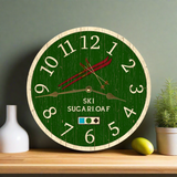 Ski Lodge Clock - 8
