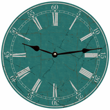 Classic Teal Clock
