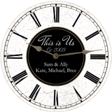 Personalized This is Us Clock - 2
