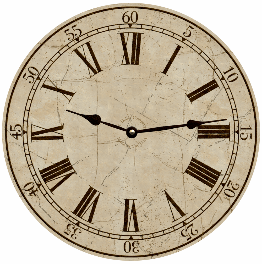 Wall Clock With Pendulum- Beige Clock | Time Flies Clocks display picture 1