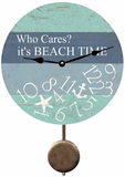 Beach Time Whatever Pendulum Clock