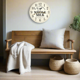 Farmhouse Dairy Clock - 13