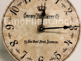 Rustic Perfumery London Clock- Clock for Classic Decor