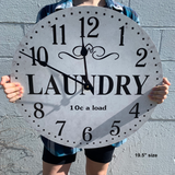 Laundry Room Themed Wall Clock - 4