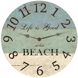 Life is Good at the Beach Clock - 3