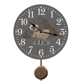 Customizable Moose Baby Clock