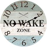 No Wake Zone Clock