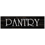 Pantry Sign- Black