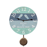 Flip Flop Beach Time Clock - Pendulum