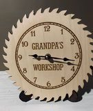 Saw Blade Clock