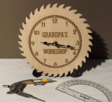 Saw Blade Clock