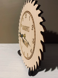 Saw Blade Clock
