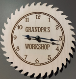 Saw Blade Clock
