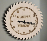 Saw Blade Clock