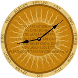 You Are My Sunshine Clock