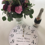 customer review photo showing our 12.5" size with gold hands