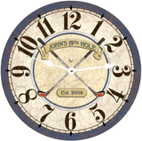 Navy Blue Golf Clock