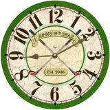 Personalized golf clock