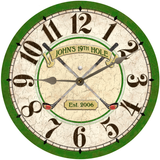Personalized golf clock