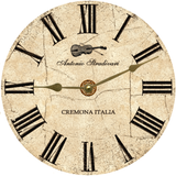 Rustic Violin Wall Clock