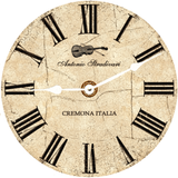 Rustic Violin Wall Clock