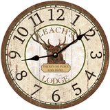 Rustic Buck Clock