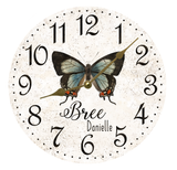 Custom Butterfly Clock - Perfect Personalized Gift